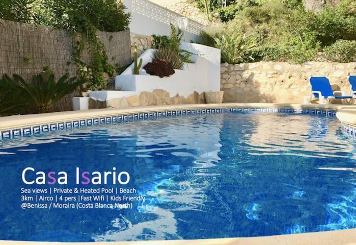 Charming Villa In Montemar With Private, Heated Pool And Sea Views بينيسا المظهر الخارجي الصورة