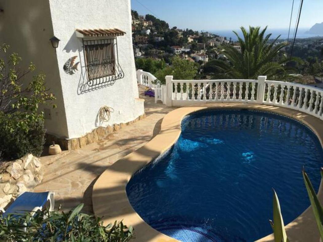 Charming Villa In Montemar With Private, Heated Pool And Sea Views بينيسا المظهر الخارجي الصورة